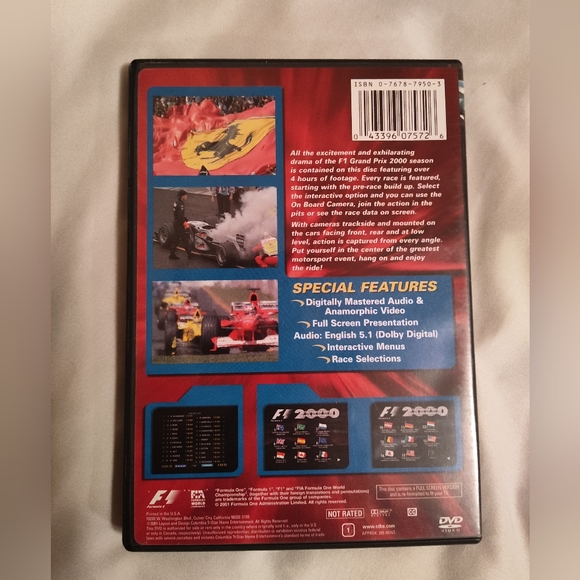 DVD sale..3 for $15.. Formula 1 2000 - Picture 2 of 3